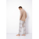Мужская пижама с брюками AIDEN серый+бежевый, Aruelle (Литва)
