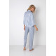 Женская пижама с брюками JANET голубой+белый Aruelle (Литва)