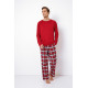 Мужская пижама с брюками MAX красный+белый, Aruelle (Литва)