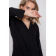 Женская вискозная сорочка-рубашка Berthine черный, Aruelle (Литва)
