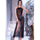 Женское эротическое платье 4269 черный,ChiliRose,Польша