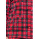 Женская хлопковая пижама с брюками 1124 красный квадрат, Cleo (Россия)