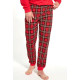 Мужская хлопковая пижама с брюками 115(203) FAMILY TIME красный, Cornette (Польша)