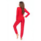 Женская вискозная пижама с брюками MIKA красный, Donna (Польша)