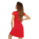 Женская вискозная сорочка Klarisa Nightdress красный, Donna (Польша)