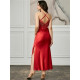 Женская атласная сорочка 2575 красный, Felisse (Россия)