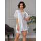 Женская атласная сорочка 2712 белый,Felisse,Россия