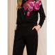 Женский комплект с брюками LHS 902-20/21 черный+розовый, Key (Польша)