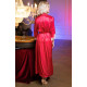 Женский атласный халат 7179 Ruby красный, Mia-Amore (Италия)