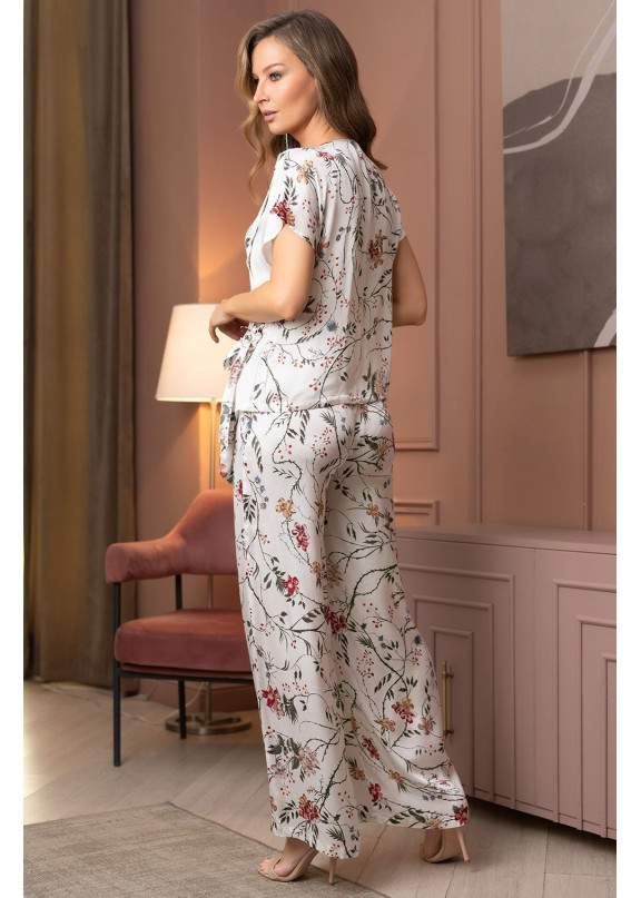 Женский шелковый комплект с брюками 3936 Melody мульти, Mia-Amore (Италия)