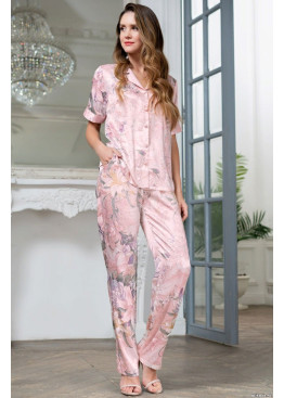 Комплект с брюками 5975 Edem жемчужно-розовый, Mia-Amore (Италия)