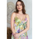 Женская шелковая сорочка 3950 Iolanta мульти, Mia-Amore (Италия)