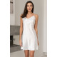 Женская шелковая сорочка 3961 Marjory белый, Mia-Amore (Италия)