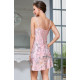 Женская шелковая сорочка 5974 Edem жемчужно-розовый, Mia-Amore (Италия)