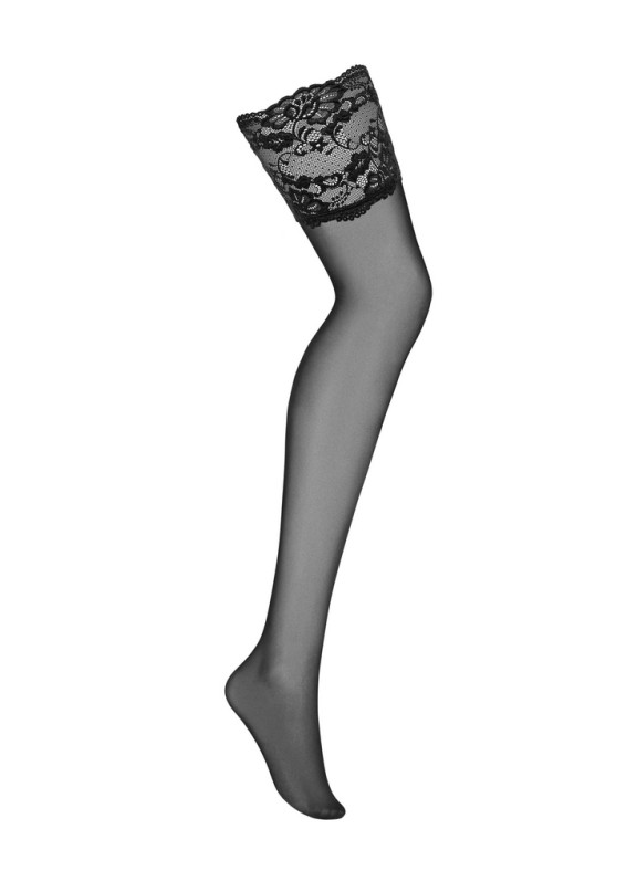Женские эротические чулки 810 Stockings черный,Obsessive,Польша