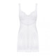 Женская эротическая сорочка Amor Blanco Chemise белый, Obsessive (Польша)