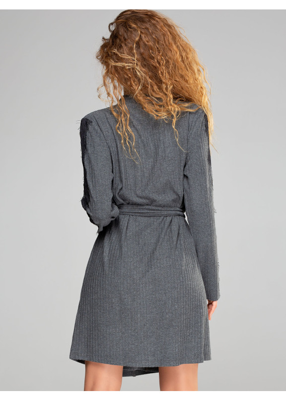 Женский халат K-9 серый,OPIUM,Италия