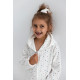 Детский велюровый халат Gaby Kids белый, Sensis (Польша)