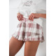 Женская хлопковая пижама с шортами Dream белый, Sensis (Польша)