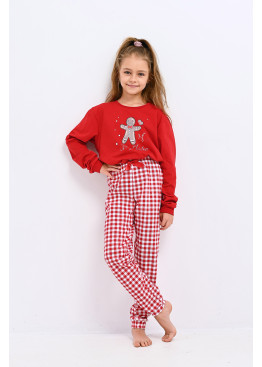 Пижама с брюками Hazel Kids красный, Sensis (Польша)