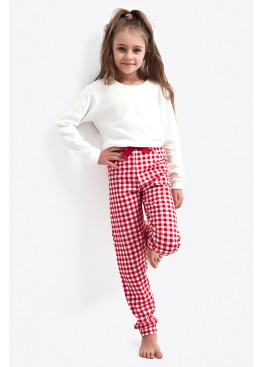 Пижама с брюками Perfect Kids белый+красный, Sensis (Польша)