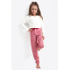 Детская пижама с брюками Perfect Kids белый+красный, Sensis (Польша)