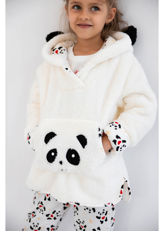 Детский халат Panda Kids белый, Sensis (Польша)