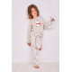 Детская хлопковая пижама с брюками 2846/2847/2848 AW22/23 св.серый, Taro (Польша)