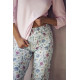 Женская хлопковая пижама с брюками  2990-24W Amora розовый, Taro (Польша)