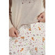 Женская хлопковая пижама с брюками 3001 AW23/24 NELL бежевый+экрю, Taro (Польша)