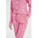 Женская хлопковая пижама с брюками 3029-24W Eryka розовый, Taro (Польша)