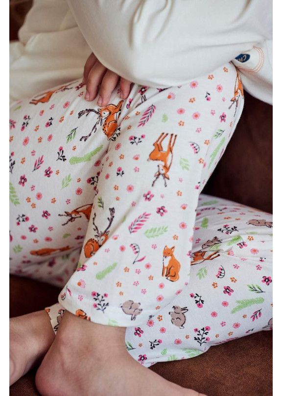 Детская трикотажная пижама с брюками 3032/3033 AW23/24 NELL экрю, Taro (Польша)