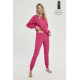 Женская хлопковая пижама 3052-24W Zoe розовый, Taro (Польша)