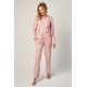 Женская вискозная пижама с брюками 3053 AW23/24 RIVER св.розовый, Taro (Польша)