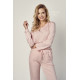Женская вискозная пижама с брюками 3053 AW23/24 RIVER св.розовый, Taro (Польша)