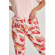 Женская вискозная пижама с бриджами 3116/3153/3154 LILY св.розовый+розовый, Taro (Польша)