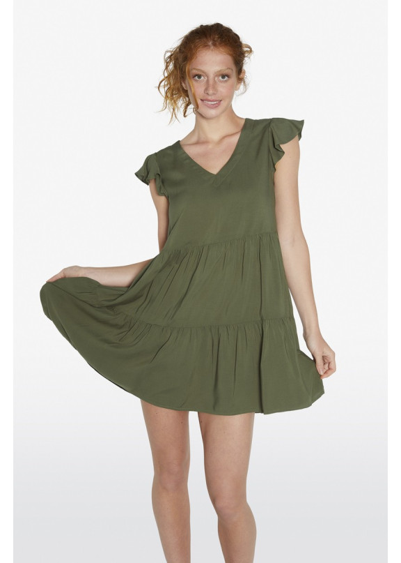 Женское пляжное платье 85785 хаки, Ysabel Mora (Испания)