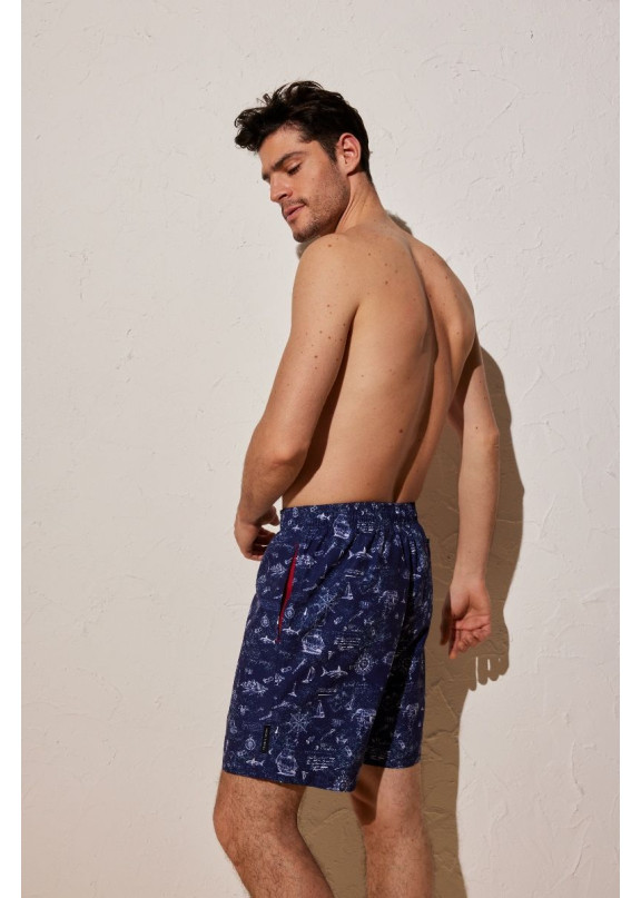 Мужские пляжные шорты 90112 SS23 т.синий, Ysabel Mora (Испания)